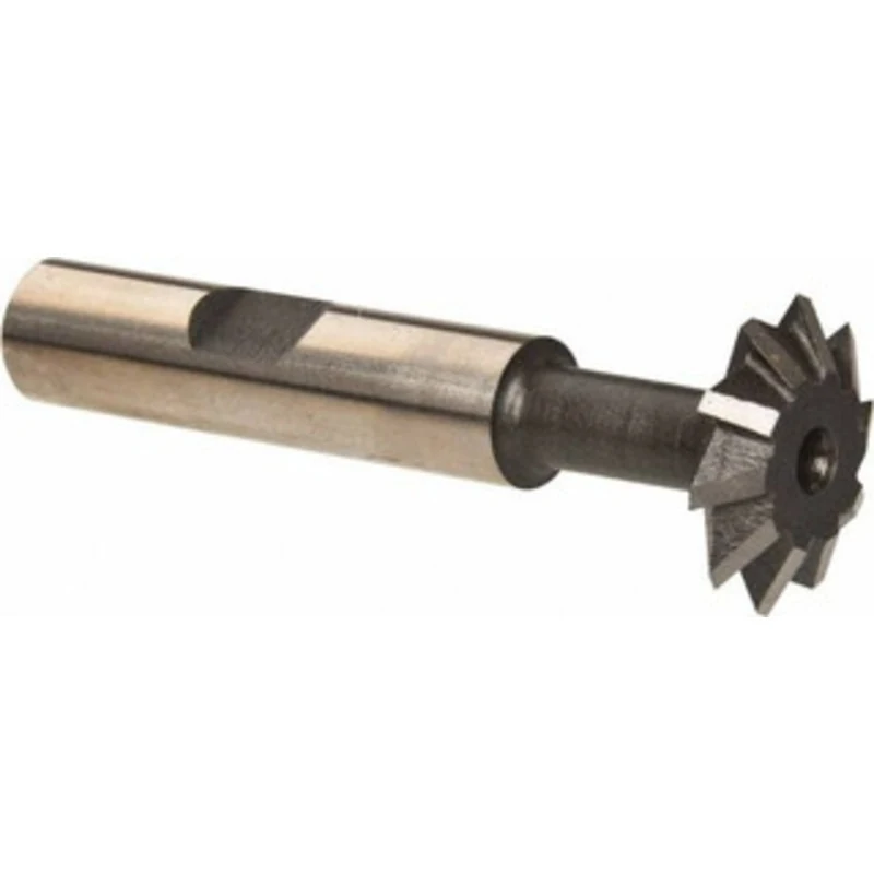 KEO 3/4 3/4 Cut Diam, 3/16 Cut Width, 3/8 Shank, High Speed Steel Double-Angle Cutter Uncoated, 10 Teeth, 2-3/8 OAL, ...
